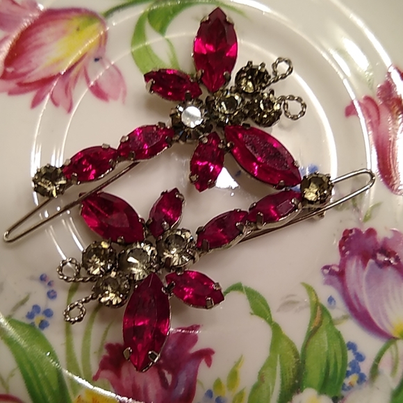 💕 🥰 rhinestone dragonfly hair clips - Picture 7 of 7